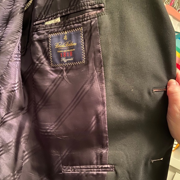 BRAND 🆕 Brooks Brothers Suit Jacket - Black - Picture 13 of 14